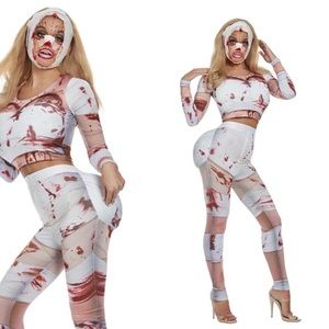 Botched Surgery Costume S Small Smiffys Padded Top and Padded Pants